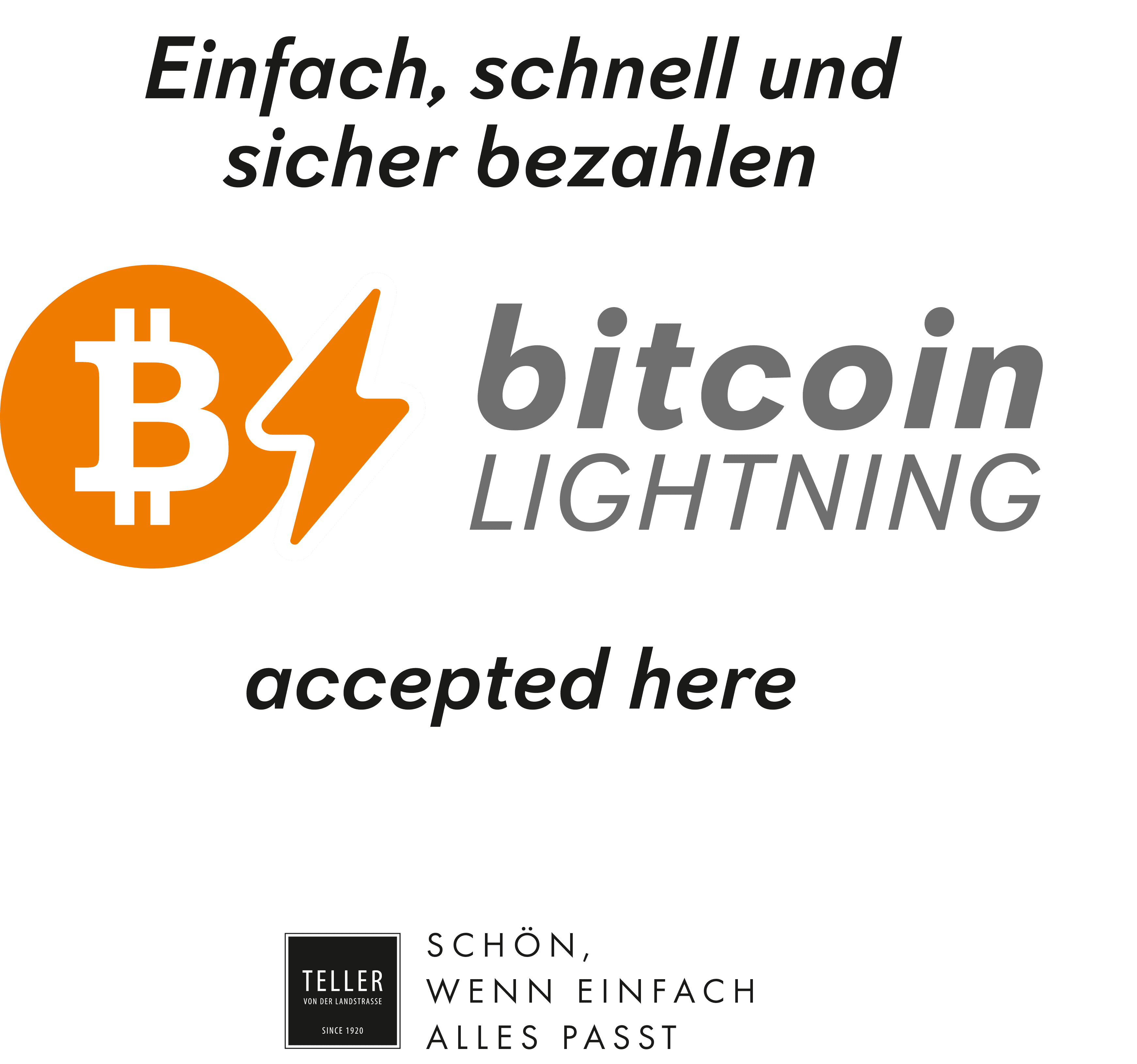 bitcoin lightning bei Teller